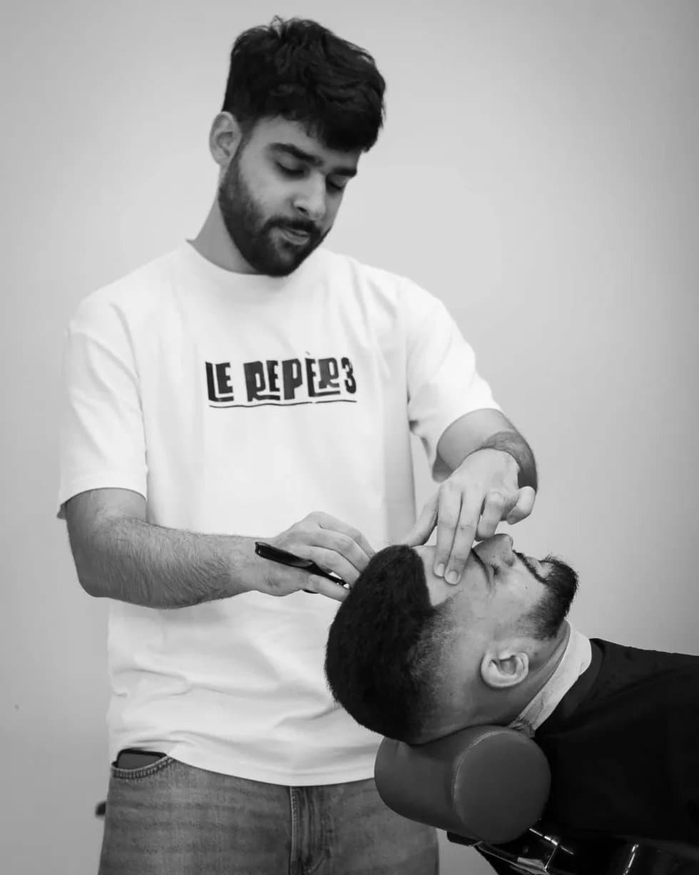 Barbier en action